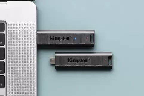 Ein unauffälliger, aber leistungsfähiger Begleiter: Der Kingston DataTraveler Max ist die ideale Ergänzung für den mobilen Lapto