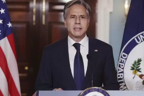 Kommt in die Pfalz: US-Außenminister Blinken.