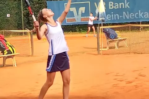 Melia Nagel ist talentiert und spielt seit zwei Jahren beim BASF TC.