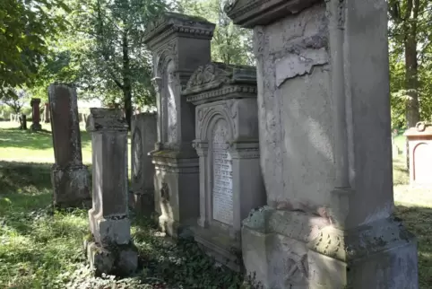 Der jüdische Friedhof in Ingenheim.