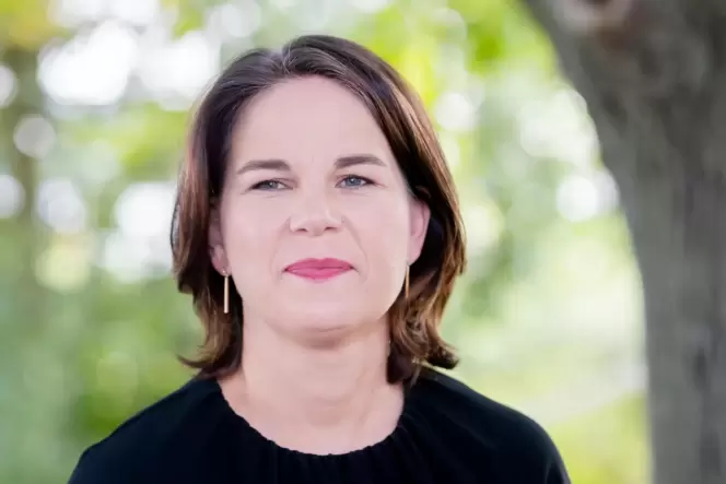 Ihr gelang mit den Grünen in unserem Szenario der Wahlsieg: Annalena Baerbock