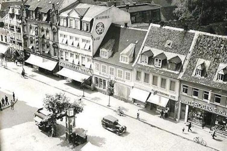 Die von den Nazis verfolgte Familie Nachmann betrieb in der Bahnhofstraße ein Kaufhaus. 
