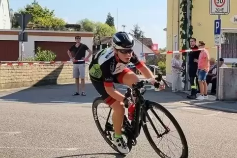 Hanna Hagemann beim Kriterium in Bornheim. 