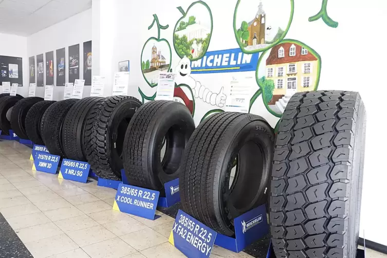 Die Ministerin kündigt Besuche auch an den Messeständen von Michelin (Foto), Bosch und Schaeffler an. 