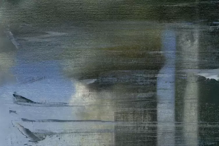 „September“ von Gerhard Richter, Digitalprint nach einem Gemälde von 2005.
