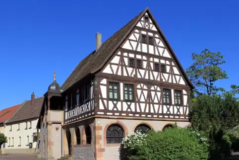 War mal ein Gerichtsgebäude: das Alte Rathaus in Schifferstadt. 