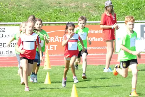 Laufbiathlon. 