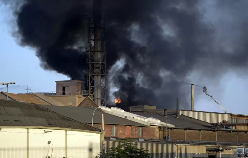 Großbrand bei ICL Fertilizers Ludwigshafen