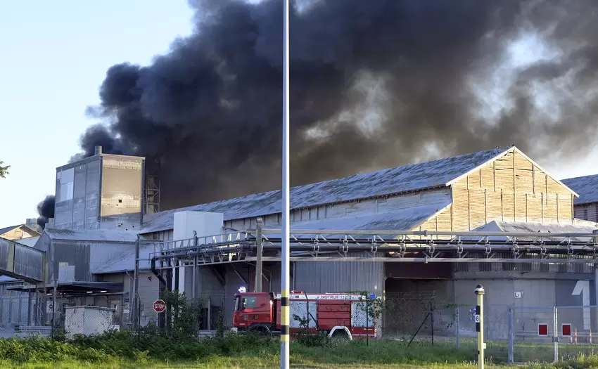 Großbrand bei ICL Fertilizers Ludwigshafen