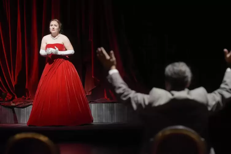 Pauliina Linnosaari als Ariadne in der Oper von Richard Strauss.