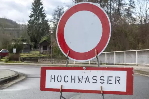 Der Glan bei Lauterecken im Februar 2020.