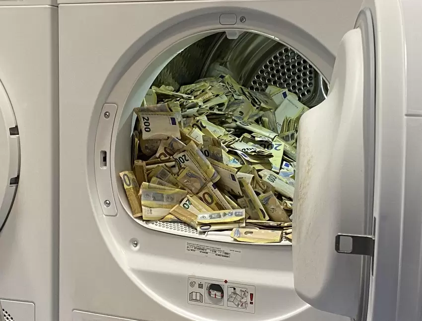 Geldwäsche? Davon möchte die Bundesbank nichts wissen. Dies ist schließlich ein Trockner, keine Waschmaschine.