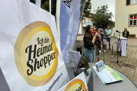 Beim „Heimat shoppen“ war auch die Musikschule Donnersbergkreis aktiv – hier in Rockenhausen. 