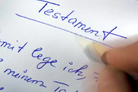 Der letzte Wille will gut überlegt sein.