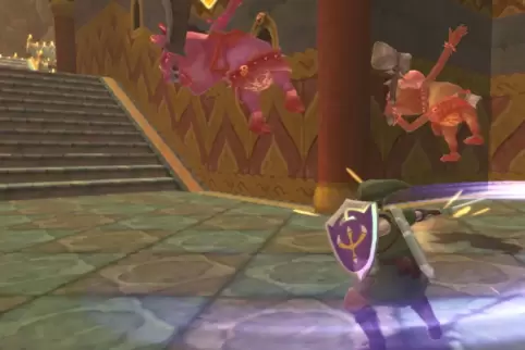 Gewinnt keinen Schönheitspreis: „Skyward Sword HD“. 