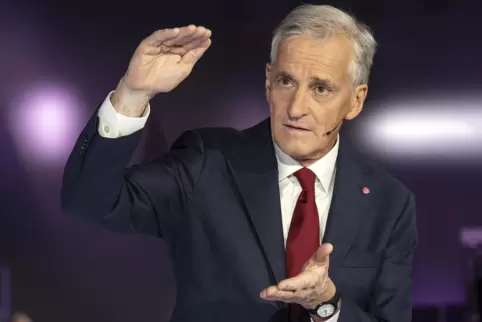 Jonas Gahr Støre hat beste Aussichten, neuer Regierungschef in Norwegen zu werden.