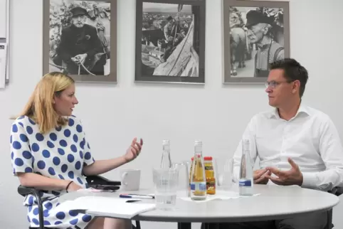 Sind gegen eine Fortsetzung der Großen Koalition: Isabel Mackensen-Geis und Johannes Steiniger. 