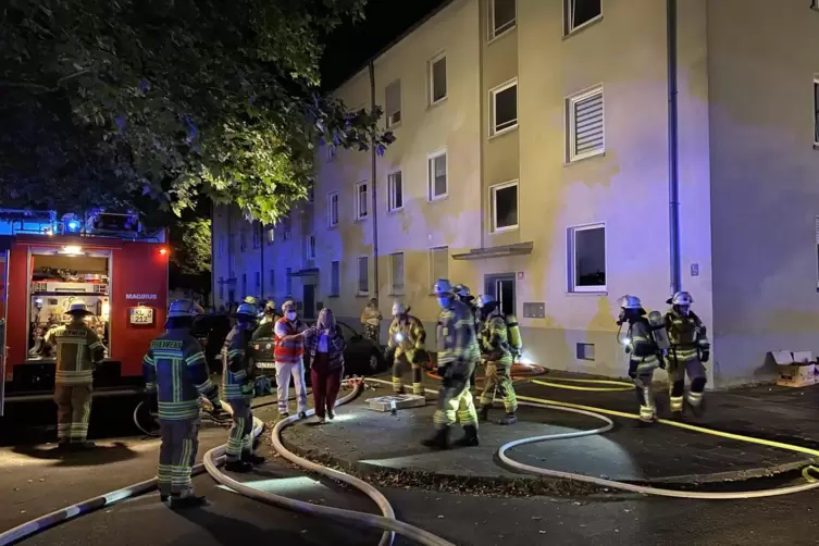 Mutmaßlich ein Brandstifter hat am Dienstagabend in Kaiserslautern fünf Feuer gelegt.