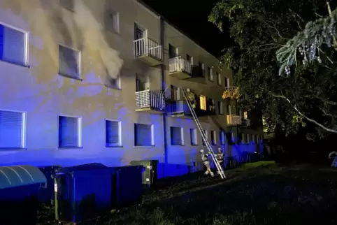 An mehreren Stellen musste die Feuerwehr in Kaiserslautern in der Nacht auf Mittwoch löschen. 
