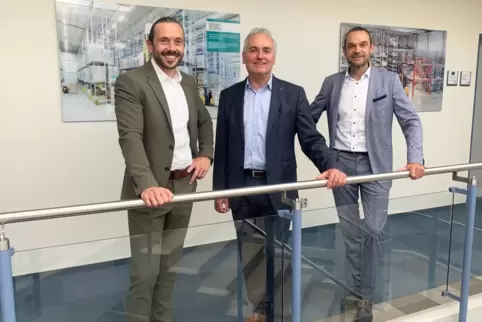 Die Drei von Bito: Uwe Sponheimer, Winfried Schmuck und Dominik Freyland-Mahling (von links). 