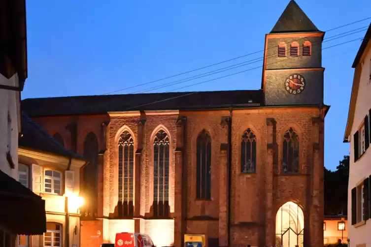 Erhält eine neue Außenbeleuchtung: die Klosterkiche in Lambrecht.