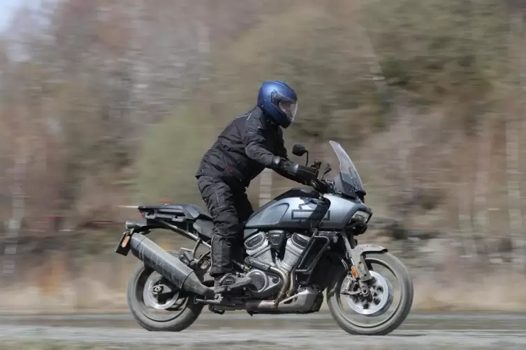 Bereit f&uuml;rs Gel&auml;nde: die Pan America von Harley-Davidson. 