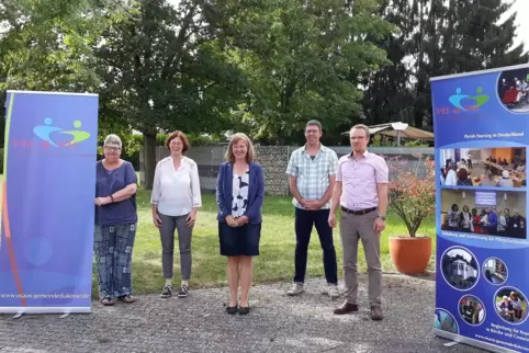 Wollen Ehrenamtliche für ihren Verein gewinnen: (von links) Wilma Krützen, Imke Becker, Angela Glaser, Martin Dube und Andreas K