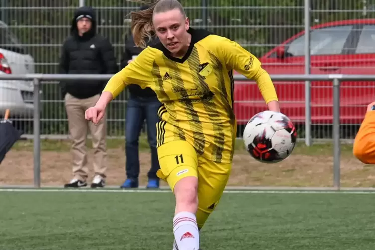 Sorgt für Dudenhofener Treffer: Luisa Knapp. 