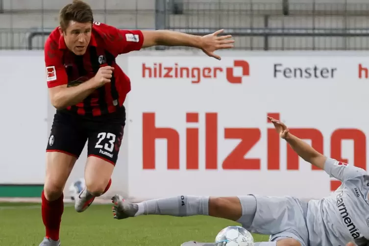  Im Mai 2020 im Trikot des SC Freiburg. 