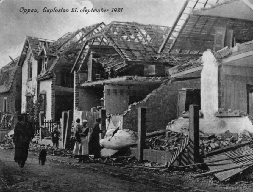 Die Explosionsopfer in Oppau hatten alles verloren.