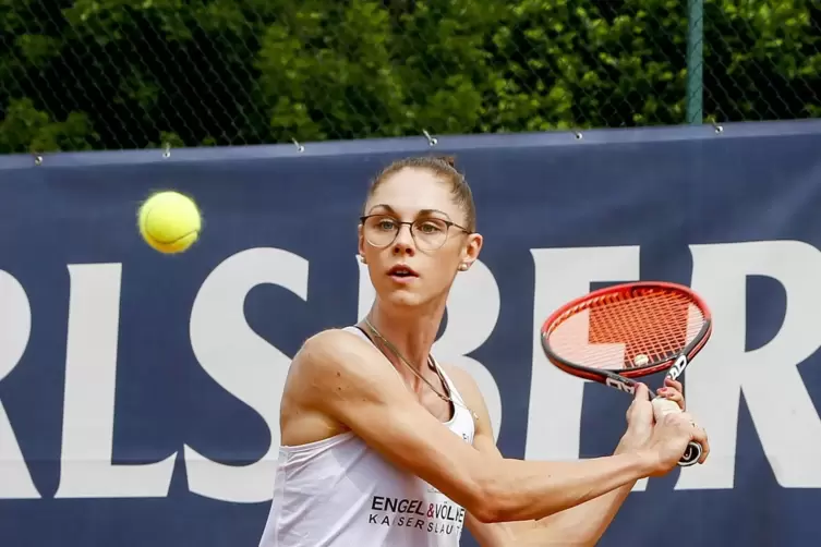 Sie gewann ihre sechs Einzelspiele: Emily Lascheck vom Park TC Kaiserslautern-Siegelbach.