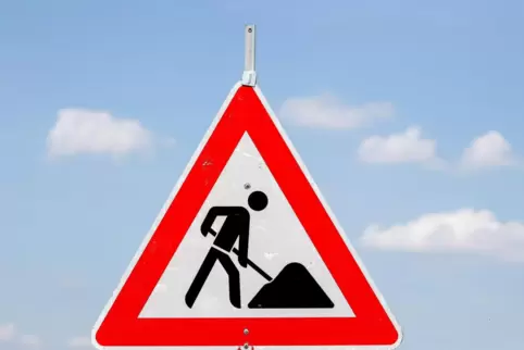 Wegen der Baustelle sind Staus möglich.