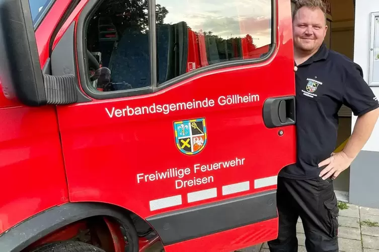 Thorsten Kaufhold, erster Vorsitzender des Feuerwehr-F&ouml;rdervereins Dreisen.