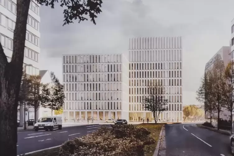 Der Entwurf von Wulf Architekten aus Stuttgart für das Präsidium.