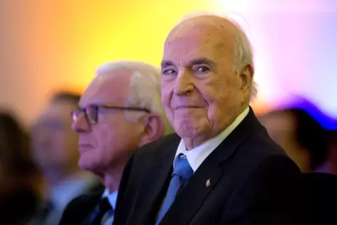 Der ehemalige Bundeskanzler im Jahr 2014. Er starb am 16. Juni 2017 im Alter von 87 Jahren. In Ludwigshafen wird die geplante St