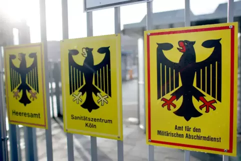 Der militärische Abschirmdienst ermittelt.