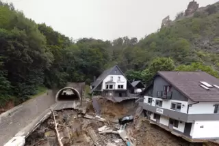 Das war mal die Bundesstraße durch das Ahrtal.