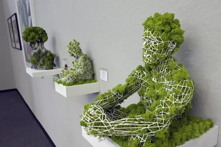 Digitale Bildhauerei: „Green Activist“ von Moto Waganari, präsentiert von der Galerie Kasten.