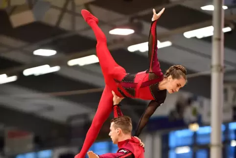 Titelverteidigung geglückt: Das Pas de Deux Chiara Congia und Justin van Gerven sicherte sich die deutsche Meisterschaft.