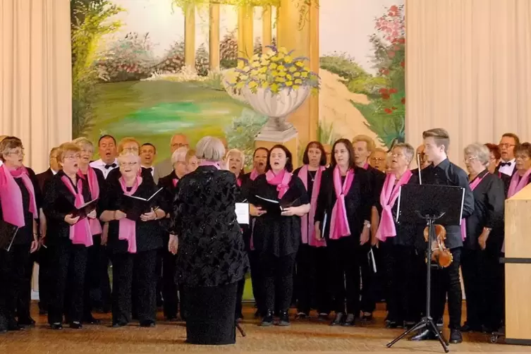 Der Jakob-Scheller-Chor vor vier Jahren bei der Feier zum 170-jährigen Bestehen.