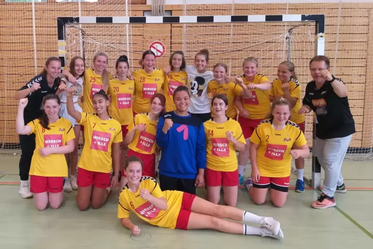 ... und die weibliche C-Jugend der HSG Eckbachtal. 