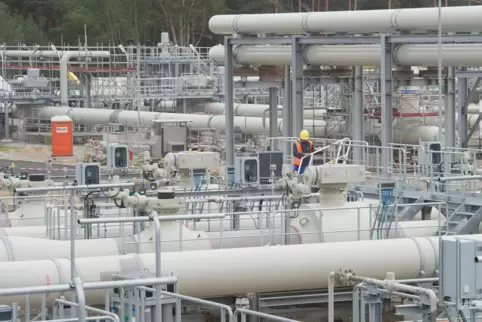 Auch für die Industrie wichtig: Ab Ende des Jahres soll in Mecklenburg-Vorpommern bei Lubmin an dieser Übernahmestation der Fern