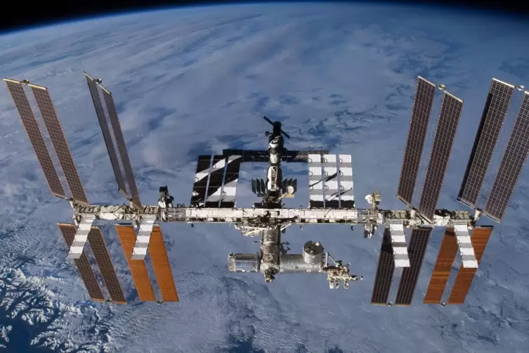 Seit 1998 im All: die ISS.