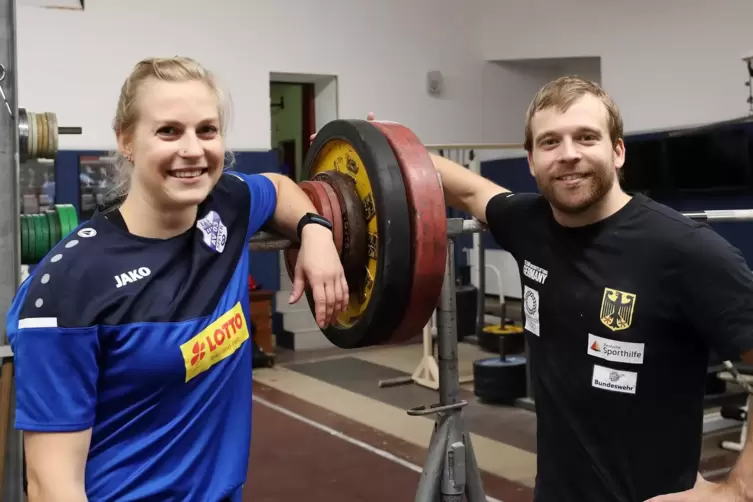 Speyerer Olympiateilnehmer: Lisa-Marie Schweizer und Simon Brandhuber.
