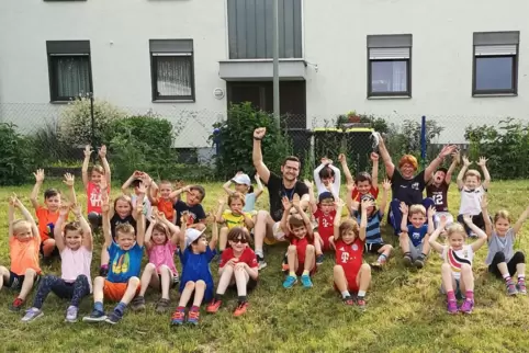 Die Zukunft des TVR: die Mini-Mannschaft.