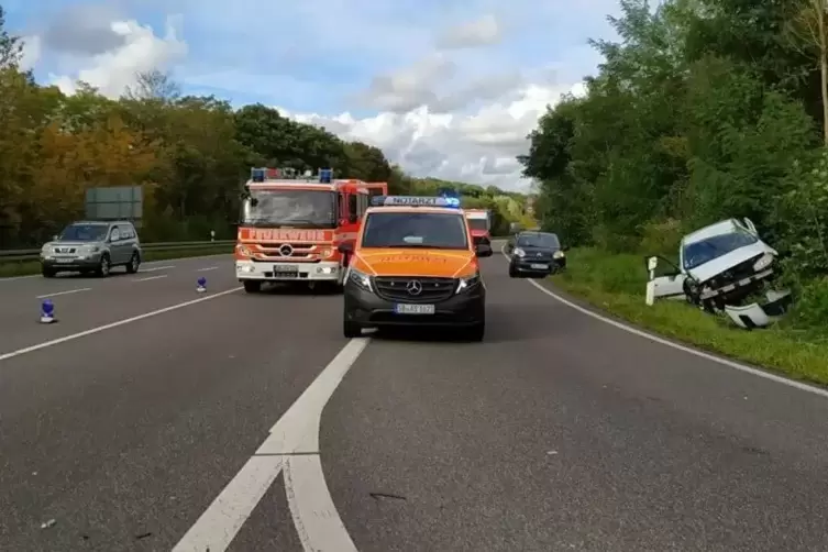 Schwerer Unfall an der Abzweigung nach Kleinblittersdorf. 
