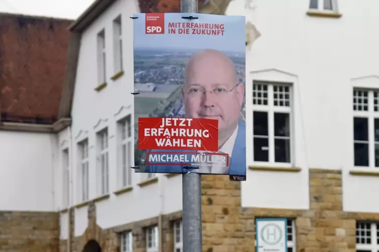 Michael M&uuml;ller setzt auf den Amtsbonus.