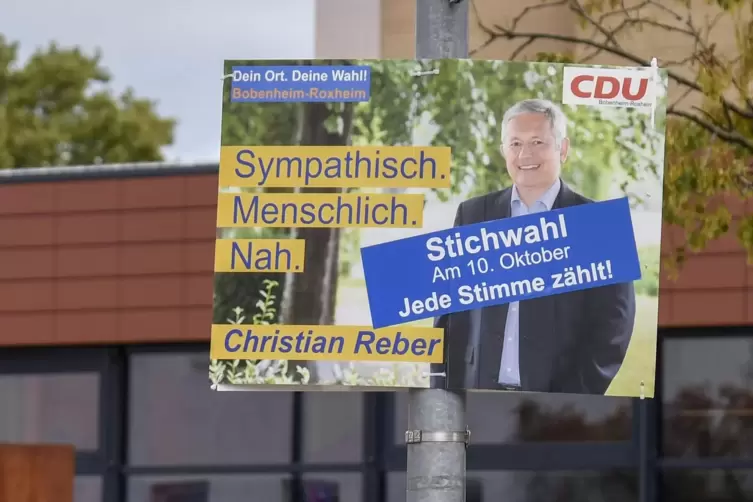 Christian Reber will mit seiner Art die W&auml;hler von sich &uuml;berzeugen. 