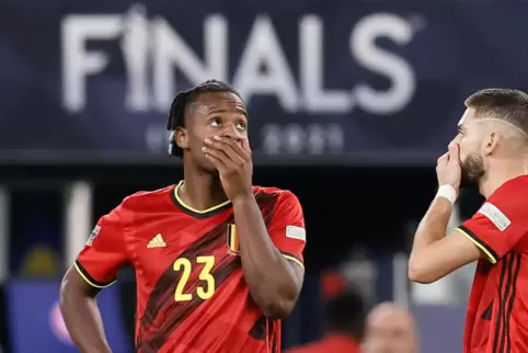 Sie verpassten das Finale der Nations League: die Belgier um Michy Batshuayi. 