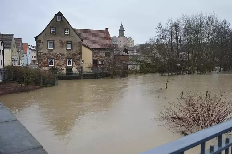 Soll sich nicht wiederholen: Hochwasser in Hornbach. 